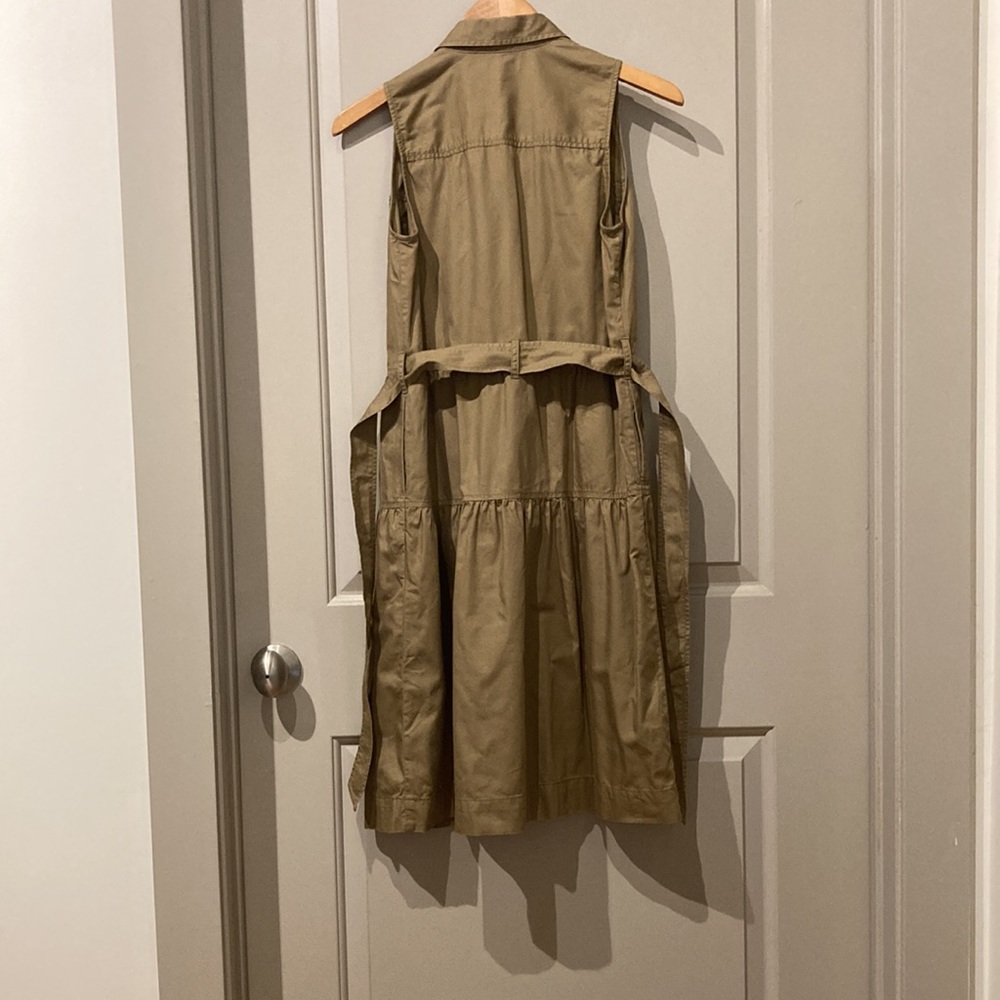 J Crew Sleeveless Shirt Dress, Size 2 - Picture 5 of 6